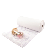 Rouleaux de Papier Alvéolé Biodégradable pour Emballage de Cadres Photo et Bougies Rembourrage Protecteur Matelassé Blanc Rose Coloré