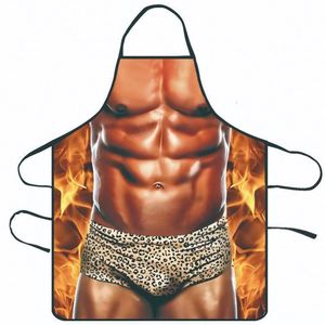 Easy Cleaning 3D Printed Waterproof Anti-Fouling <b>Funny</b> Creative Design Baking Party <b>Apron</b> <b>for</b> Men&<b>Women</b> - Product Image 3