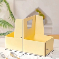 Boîte à gâteau transparente carrée avec poignée en stock avec logo personnalisé pour emballage cadeau de fleurs Ensembles de boîtes