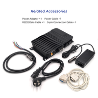 D2184B Lecteur UHF RFID Quadri Canal Impinj E710 RS232 RS485 RJ45 Portée 15m IP67 pour Gestion Entrepôt Identification Véhicule