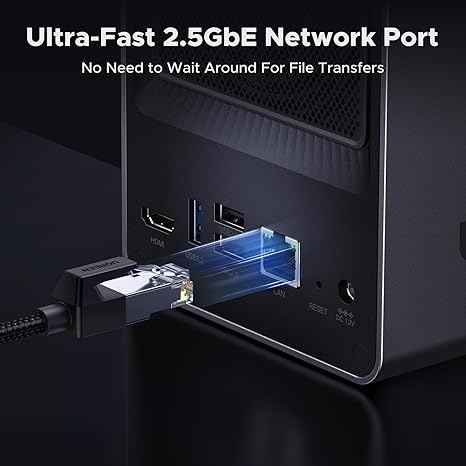 UGREEN NASync DXP2800 - NAS 2 Bay, CPU Intel N100, 8GB RAM DDR5, 2.5GbE, Slot M.2, 4K HDMI, Senza Dischi - Foto 4
