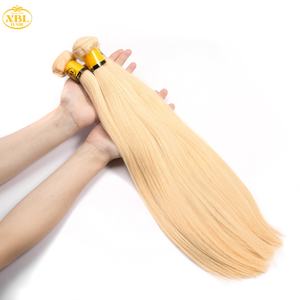 XBL Local Pickup USA Nahtlose Echthaar verlängerungen Blonde Raw Bundles Gerade Locken für Black <span class=keywords><strong>Queens</strong></span> - Product Image 2