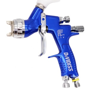 プロ仕様 1.2mm 1.3mm 1.4mm 1.8mm HVLPオートスプレーガン テクニカル自動車補修用 空気圧式車体塗装スプレーガン - Product Image 1