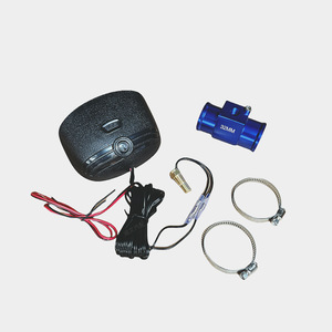 เกจวัดอุณหภูมิน้ำและแรงดันไฟฟ้าแบบ LCD แนวนอนรุ่นใหม่ 12V 24V พร้อมขั้วต่อแบบ T สำหรับมอเตอร์ไซค์ ปรับปรุงและอัปเกรด - Product Image 2