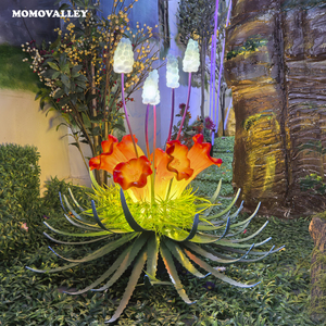 Momovalley โคมไฟ LED กลางแจ้งสำหรับตกแต่งทางเดินในสวนบรรยากาศป่าที่มีมนต์ขลัง - Product Image 1