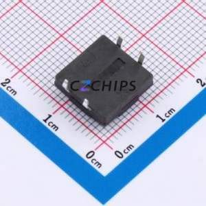 TS018A-TBY1EH5.5 Tactile Switch SMD-4P,12x12mm Switch Single Pole Single Throw Round Button 1.8N Vertical Mount - Product Image 2