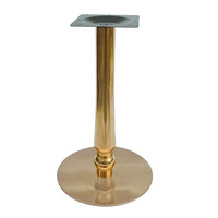 Table de base meubles salle à manger Table basse jambe brossé bureau Chrome acier inoxydable or forgé Table industrielle pieds de base moderne