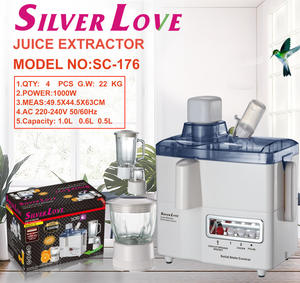 Licuadora Multifuncional de 1.8L, Mezcladora de Smoothies 4 en 1, Mezcladora de Alimentos con Picadora de Carne Eléctrica - Product Image 2