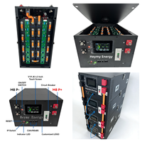 Heymy Energy PL Stock 15kWh 48V 51.2V 280Ah Kits de boîtier DIY avec BMS JK 200A et boîtier de batterie V2 à aérosol extincteur d'incendie