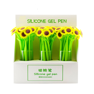 เครื่องเขียนใหม่ปากกาเจลสร้างสรรค์ลายดอกไม้ปากกาของเล่นที่เขียนด้วยลายมือทำจากซิลิโคนน่ารักน่ารักน่ารักสำหรับเด็กผู้หญิงเด็กผู้ชายของขวัญ - Product Image 5
