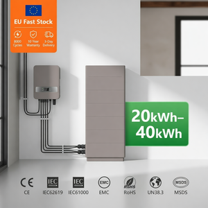 แบตเตอรี่ LiFePO4 40KWH 30KWH 20KWH ระบบพลังงานแสงอาทิตย์ กังหันลมผลิตไฟฟ้า แบตเตอรี่สำรองไฟ (UPS) ระบบกักเก็บพลังงาน LiFePO4 - Product Image 1