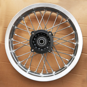 Llanta Trasera de Aleación de Aluminio para <span class=keywords><strong>Pit</strong></span> <span class=keywords><strong>Bike</strong></span> con Buje Estilo C de <span class=keywords><strong>12</strong></span> <span class=keywords><strong>Pulgadas</strong></span> J1.85x12, Eje de 15mm/12mm para Kayo, BSE, Xmoto, Apollo, CRF, KLX, TTR - Product Image 4