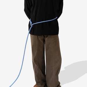 New Trending Custom 4-in-1 Adjustable Hands Free Crossbody Waist Worn Solid Nylon Polyester Rope Pet Dog <b>Lead</b> Leash With Silicon - Product Image 1