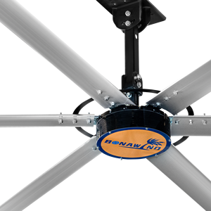 18FT Industrial HVLS Ceiling <b>Fan</b> with 5.5M Blades Low Noise Cooling Ceiling <b>Fan</b> - Product Image 1