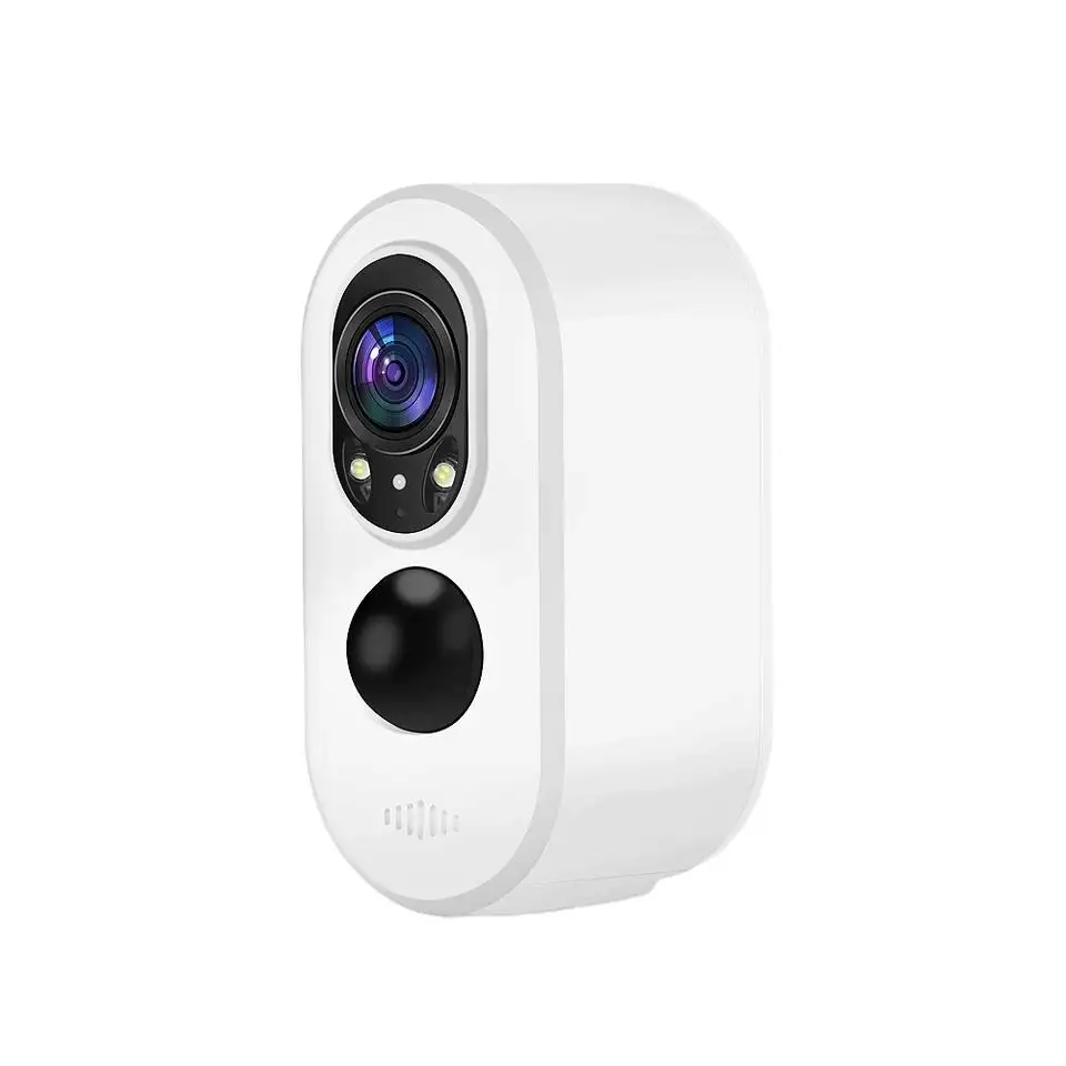 Nieuwe Tuya Smart 3.0mp Low Power Wifi Hd Waterdichte Batterij Zonne-Energie Camera Met Dubbele Verlichting PST-SDW-2-S