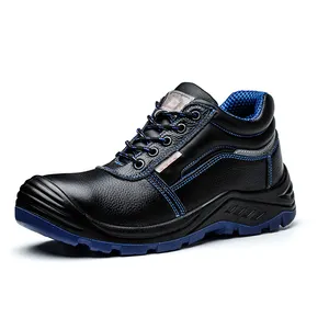 Best Factory Price Black Low Cut PU Leather Safety Boots With PU Outsole Anti-slip