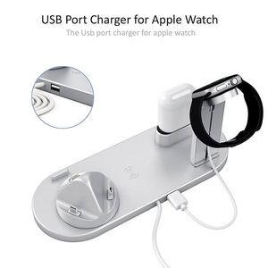 Smart Phone Wireless Charger 5-in-1 Multi-functional <b>Charging</b> Base for Watch and Mobile Phone - Product Image 4