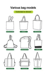 Bolsa de Lona Personalizada con Cierre Cuadrado, Impresa, al por Mayor, en Grandes Cantidades, Color Verde - Product Image 6