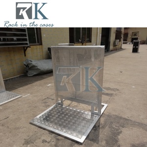 Barrière de sécurité pour événements, clôture de contrôle des foules, barrière de sécurité argentée, clôture de délimitation pour événements publics, système de guidage des foules - Product Image 6