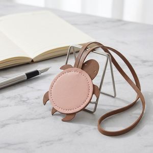 Blank PU Leather Turtle Luggage Tag Cute Turtle <b>Bag</b> <b>Charm</b> Pendant Durable Strap <b>Bag</b> Hanging <b>Charm</b> for Travelers Kids Women - Product Image 2