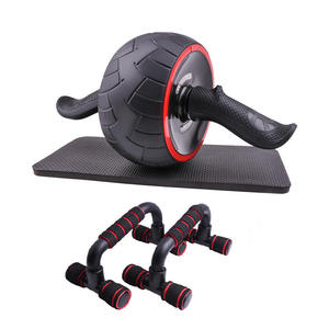 Rodillo abdominal 3 en 1 para hacer ejercicio, Kit de rueda para Fitness, con tubo resistente y alfombrilla para rodilla - Product Image 4