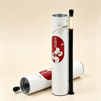 Conteneur à sushi écologique de qualité alimentaire, biodégradable, boîte cylindrique en papier kraft, emballage en tube de papier pour sushi