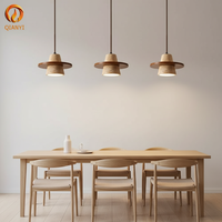 Luminaires suspendus uniques en pierre de travertin jaune d'inspiration nordique Bauhaus, luminaires suspendus modernes pour restaurant, lampe de chevet