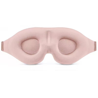Masque pour les yeux en mousse 3D profilée, occultant, personnalisable, pour voyage, vente en gros, marque privée
