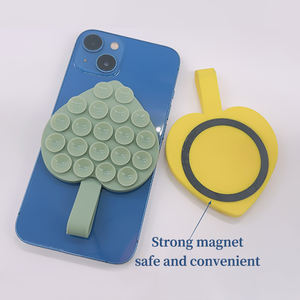 Nouvelle <span class=keywords><strong>coque</strong></span> de téléphone avec support magnétique à <span class=keywords><strong>ventouse</strong></span> étanche en forme de cœur 2025 - Product Image 6