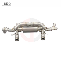 Tuyaux d'échappement en acier inoxydable SD 304 Catback pour Audi R8 V10 5.2L 2016-2024 Système d'échappement silencieux haute performance avec soupape à vide