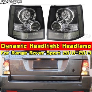 For <b>Range</b> Rover Sport 2010-2013 Car Accessories Dynamic Headlight Headlamp Daytime Running Light Low High Beam Chin Body Kit - Product Image 1