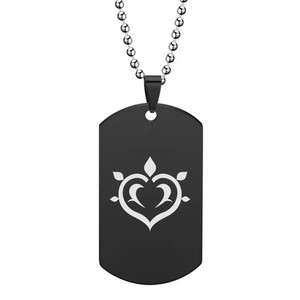Juego <span class=keywords><strong>Genshin</strong></span> impacto collar siete elementos Ojo de Dios titanio acero colgante Halloween hombre mujer Cosplay accesorio regalos - Product Image 4