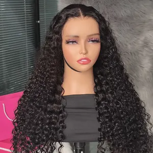 Perruque Lace Closure Wig naturelle ondulée sans colle, 4x6, Wear & Go, bonnet en forme de dôme, pre-cut, sans colle, pour débutants