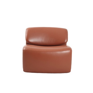 <span class=keywords><strong>Fauteuil</strong></span> d'appoint moderne en cuir PU, <span class=keywords><strong>fauteuil</strong></span> simple rembourré <span class=keywords><strong>pour</strong></span> salon, chambre à coucher, hôtel - Product Image 2