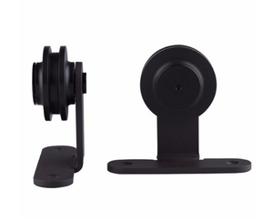 Intérieur en bois porte de <span class=keywords><strong>grange</strong></span> avec rail en acier au carbone - Product Image 5