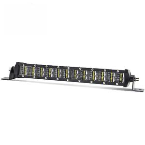 Barre lumineuse LED 6D Slim à 2 rangées, puce 3030, 6000K, 12V, 72W, 6000 lumens, montage universel, en aluminium, pour voiture - Product Image 4