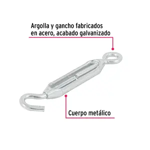 Master con 144 unidades Tensor de zinc 1/4 'gancho-anillo, FIERO - Product Image 4