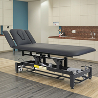 Table de massage électrique haut de gamme au design moderne, pliable, pour spa, hôtel et école technique