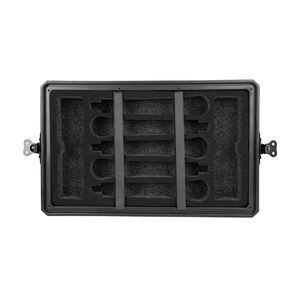 HOHIYO Boîtier rack 6U peu profond 15,35 po de profondeur 39 cm 19 pouces en PE rigide avec fermeture de porte, portable, anti-poussière et antichoc pour microphone - Product Image 6
