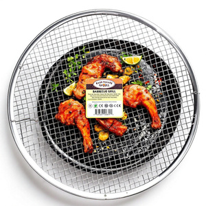 Özel kesim işleme gıda sınıfı tek kullanımlık paslanmaz çelik delikli örgü açık pişirme barbekü <span class=keywords><strong>Net</strong></span> kare tel düz örgü - Product Image 6