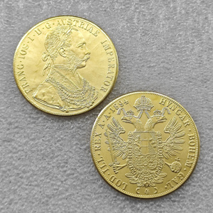 1873-1915 Empire autrichien 4 Ducats - François-Joseph Ier <span class=keywords><strong>Pièces</strong></span> <span class=keywords><strong>d</strong></span>'<span class=keywords><strong>or</strong></span> autrichiennes - Product Image 6