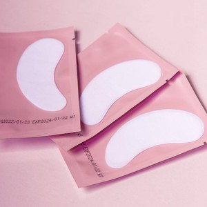 Vente en gros de coussinets sous les <span class=keywords><strong>yeux</strong></span> en hydrogel <span class=keywords><strong>naturel</strong></span> 100%, patchs en gel non pelucheux pour salon de beauté, extensions de faux cils, greffage - Product Image 4