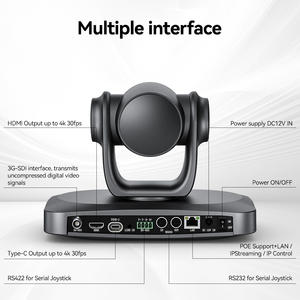 30x12x 221x זום 4K אולטרה וידאו HD מערכת הכנס ai מעקב ndi poe HD-M1 usb3.0 sdi מצלמת ip <span class=keywords><strong>ptz</strong></span> עם בקר ג 'ויסטיק - Product Image 3