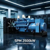 2500kW Hyperscale Geräuscharmer Dieselgenerator 60Hz 480V mit Autostart ATS EPA Tier 2/4 Zertifiziert NFPA 110 Level 1 Notstromversorgung