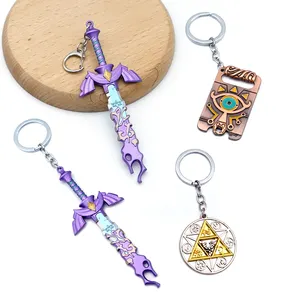7 Design High Quality Mini Sword the Blade Master Sword Giant Boomerang Alloy Model Keychains