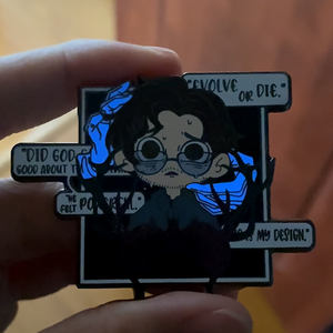 بيع بالجملة مخصص جودة عالية تصميم مجاني أنيمي ألعاب فيلم الطرفية توهج في الظلام لطية صدر السترة دبوس المينا لينة الحرف المعدنية - Product Image 3