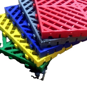 Large Aperture Drainage Anti Slip Garage <b>Plastic</b> Floor Tiles - Product Image 2