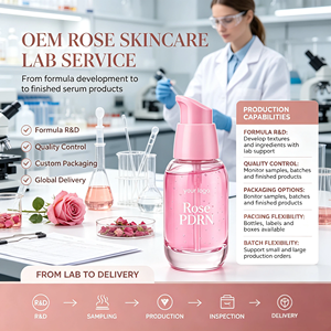 PDRN Rose <b>Serum</b> Lightweight <b>Face</b> <b>Serum</b> with Moisturizing Formula Skin Care Essence OEM Manufacturer - Product Image 5
