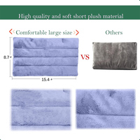 Graines de lin/perles d'argile paquet de chaleur humide coussin chauffant pour micro-ondes pour soulager la douleur genou bas du dos taille crampes au ventre