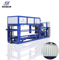 Bloc de glace automatique à refroidissement direct industriel à haut rendement de 3 tonnes faisant la machine pour la pêche en usine